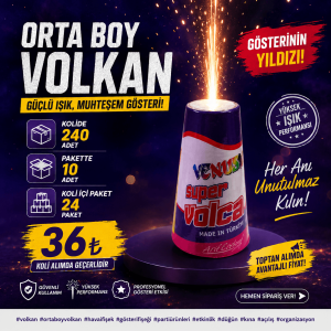 Konser ve Etkinlik Orta Boy Volkan